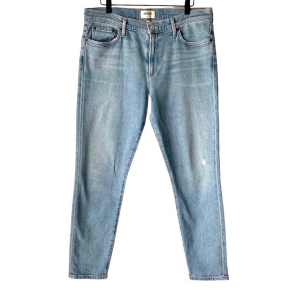 Agolde Jeans Sophie Mid Rise Ankle In Airtime Light Wash Blue Size 30 View 2